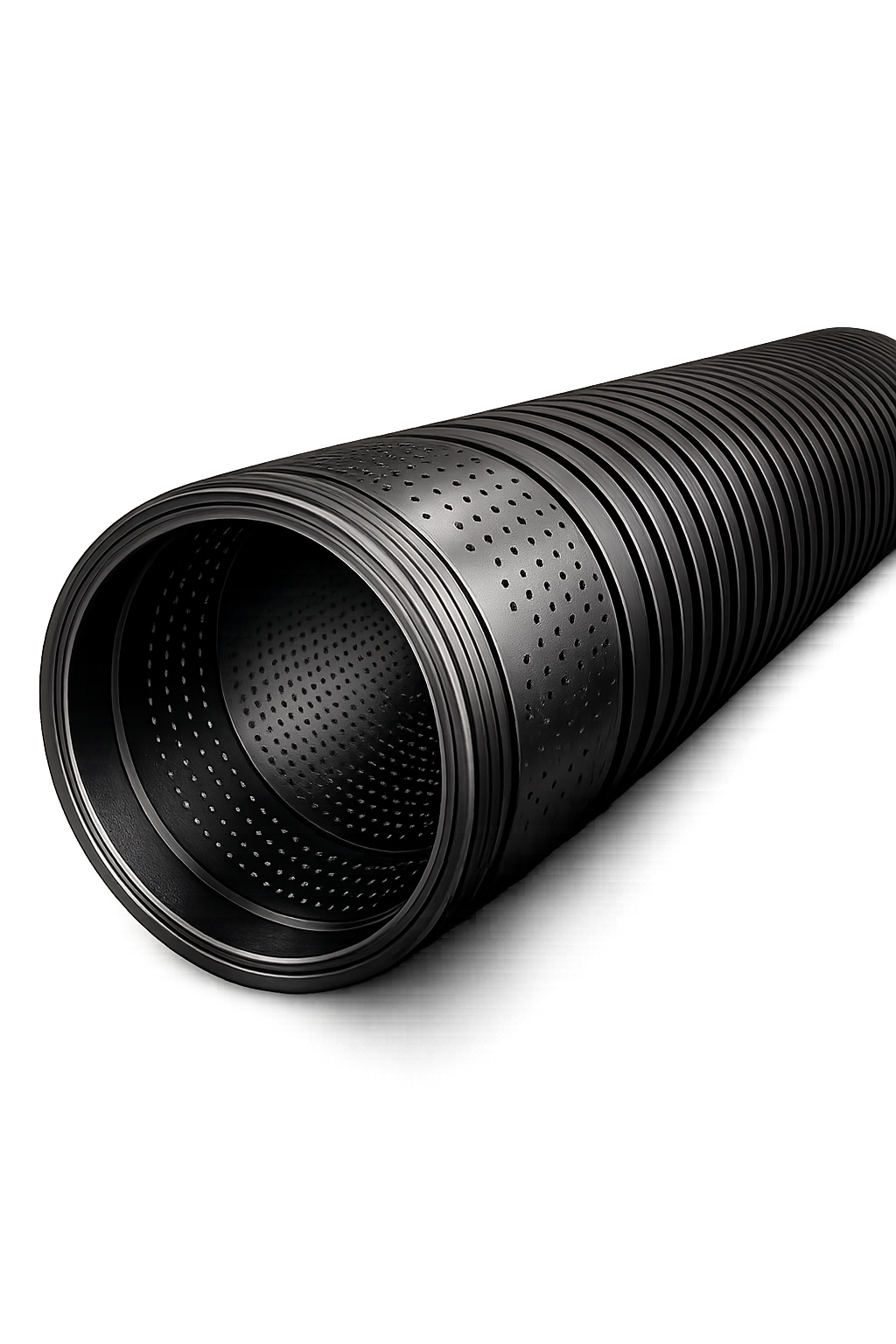 Black Dren/ B.6.55MT SN8 ID600 BICC. T-B3F/ Drainagerohr 360° ges.